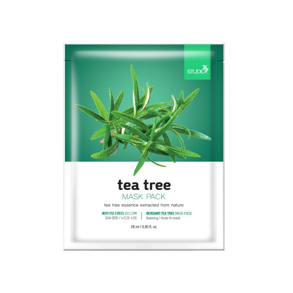 Bergamo Tea Tree Mask Pack 10ea