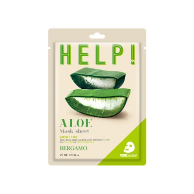 Bergamo Help! Aloe Mask Pack (10ea)