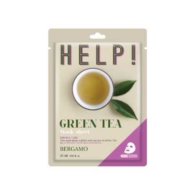 Bergamo Help! Green Tea Mask Pack (10ea)