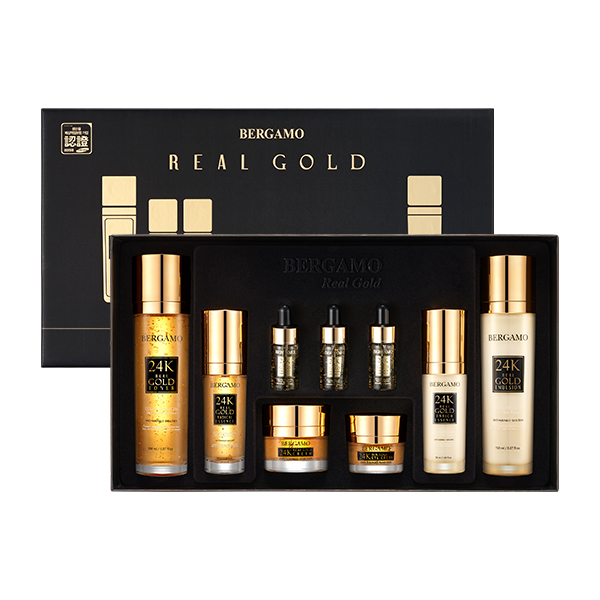 Bergamo Luxury Gold 9pcs Set